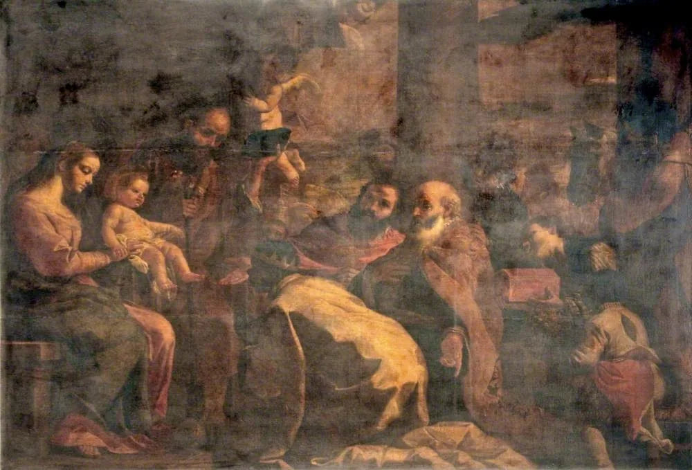 La Adoración de los Reyes Magos - Mattia Preti