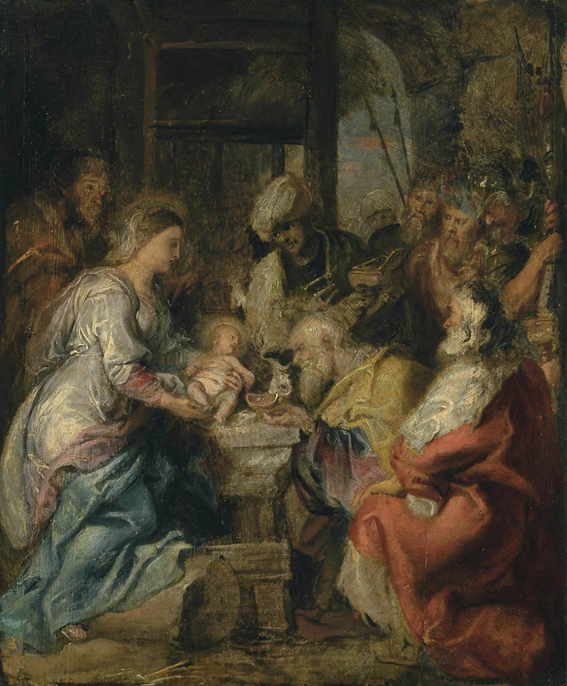 La adoración de los Reyes Magos - Peter Paul Rubens