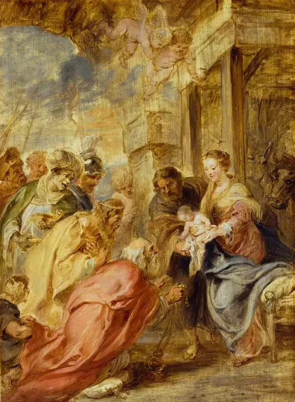 La adoración de los Reyes Magos - Peter Paul Rubens