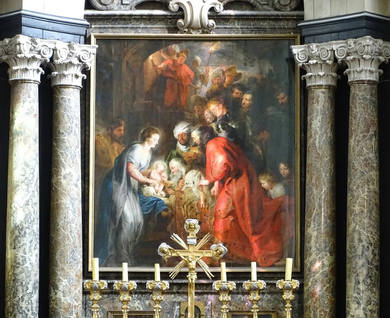 La adoración de los Reyes Magos - Peter Paul Rubens