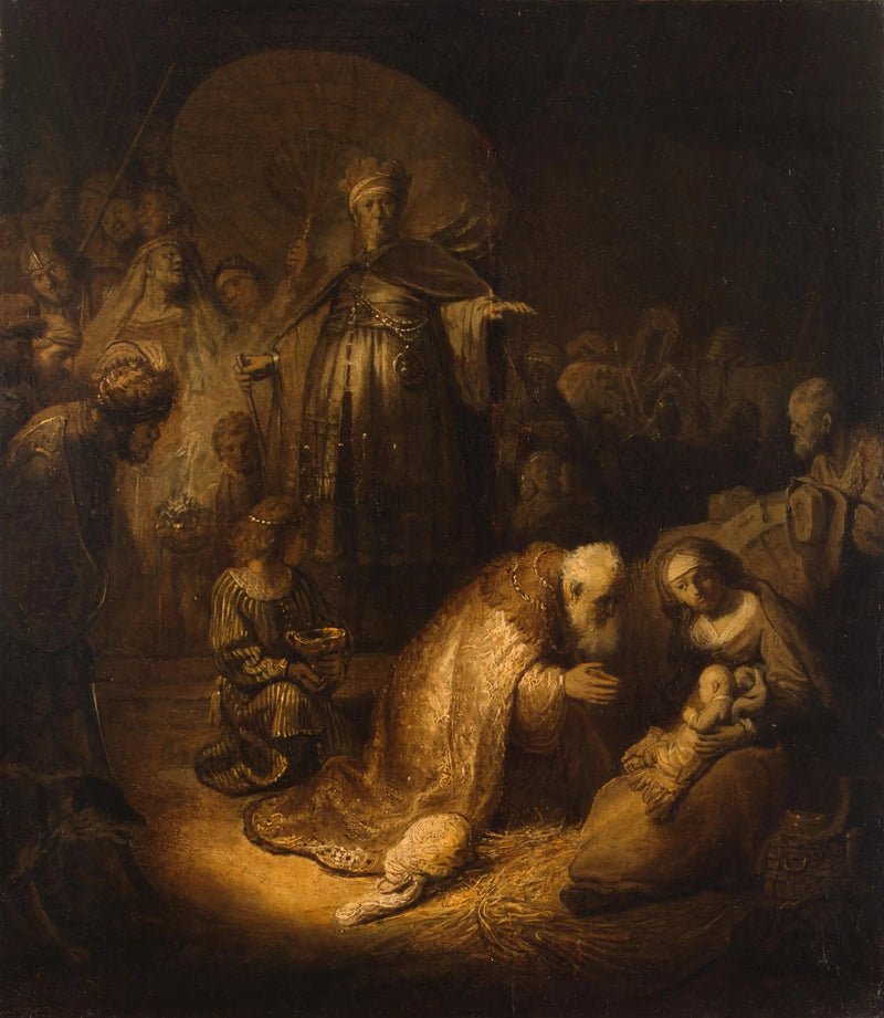 La Adoración de los Magos - Rembrandt