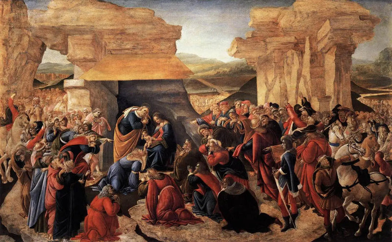 La Adoración de los Magos - Sandro Botticelli