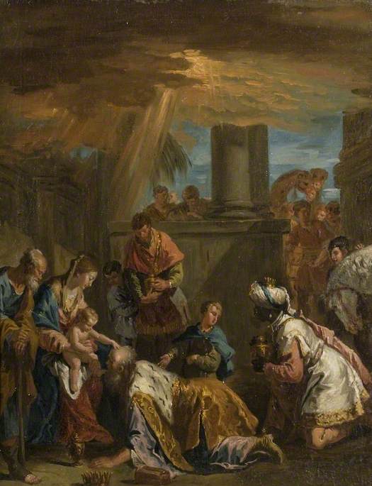 La adoración de los Reyes Magos - Sebastiano Ricci