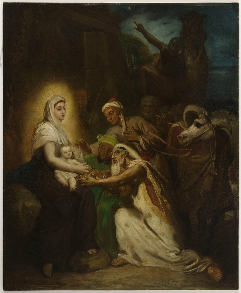 La adoración de los Reyes Magos - Théodore Chassériau