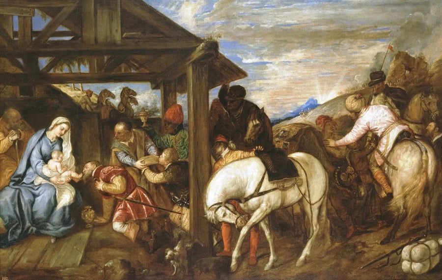 L'Adoration des Mages - Titian image 1 reproduction d’œuvre d’art à l’huile