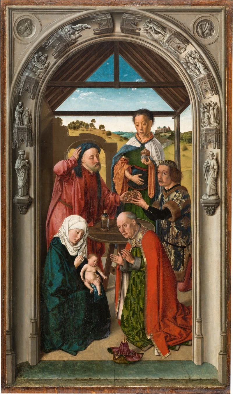 La adoración de los Reyes Magos - Dirk Bouts