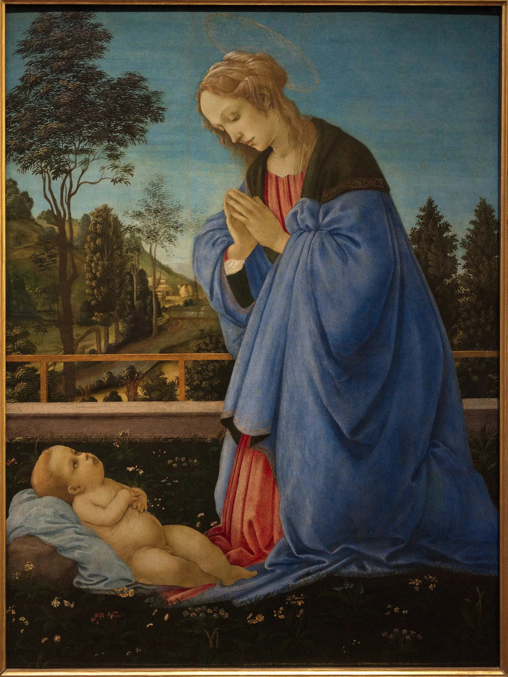 L'Adoration du Christ - Filippino Lippi image 1 tableau peint à l’huile sur toile