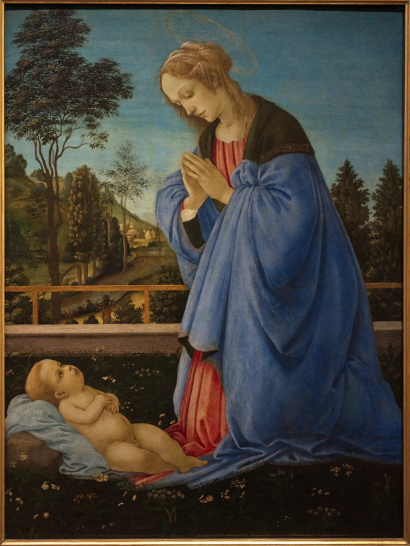 La adoración de Cristo - Filippino Lippi