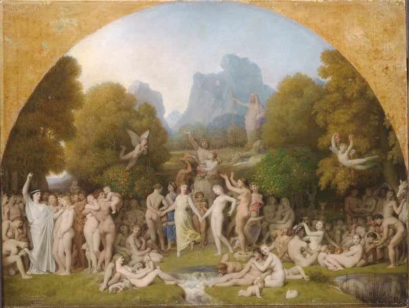 La edad de oro - Jean-Auguste-Dominique Ingres