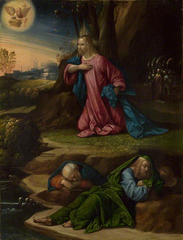 L'agonie dans le jardin - Benvenuto Tisi