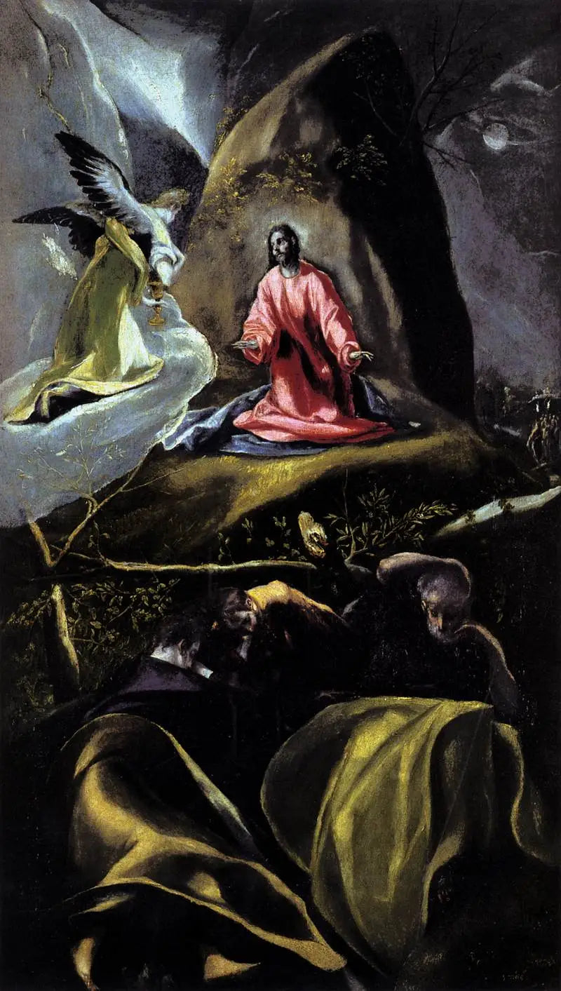 La agonía en el jardín de los olivos. - El Greco