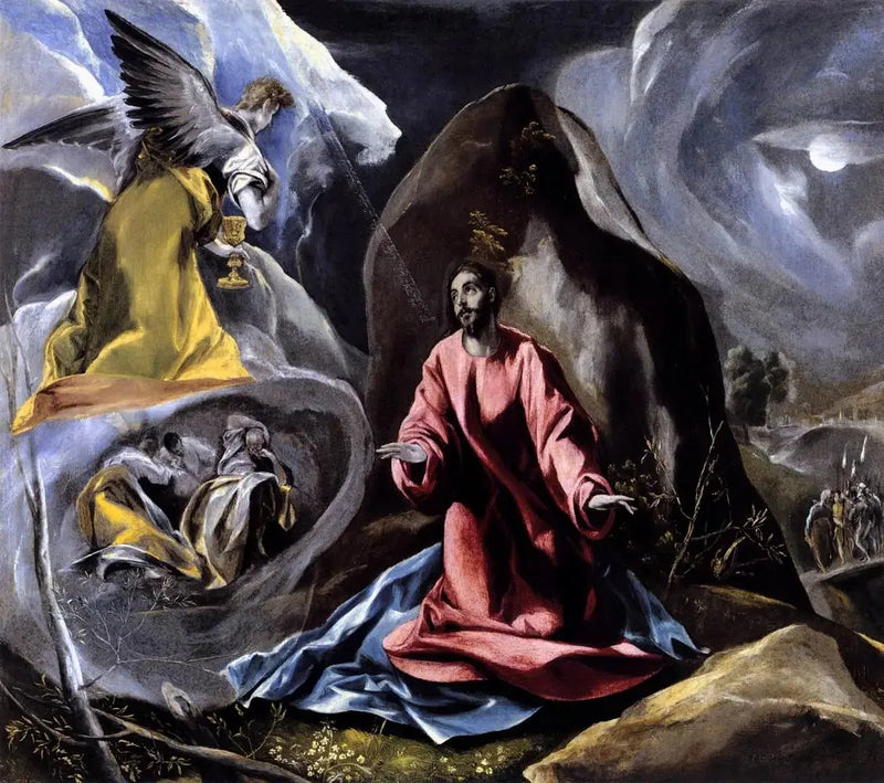 La agonía en el jardín de los olivos - El Greco