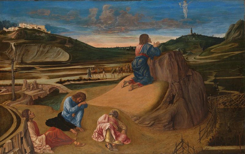 La agonía en el jardín de los olivos - Giovanni Bellini