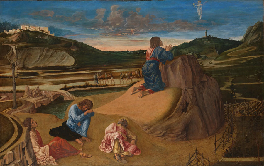La agonía en el jardín de los olivos - Giovanni Bellini