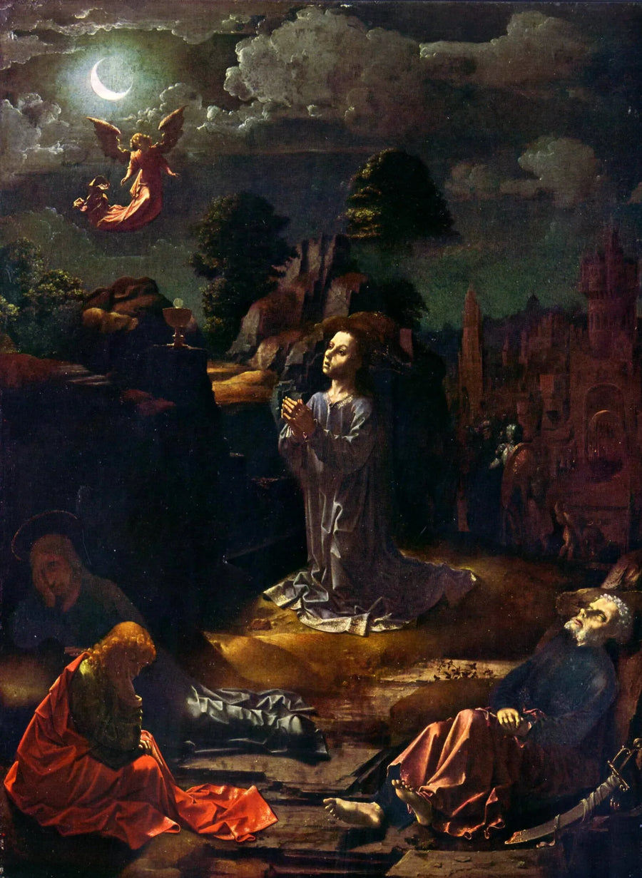 La agonía en el jardín de los olivos - Jan Gossaert