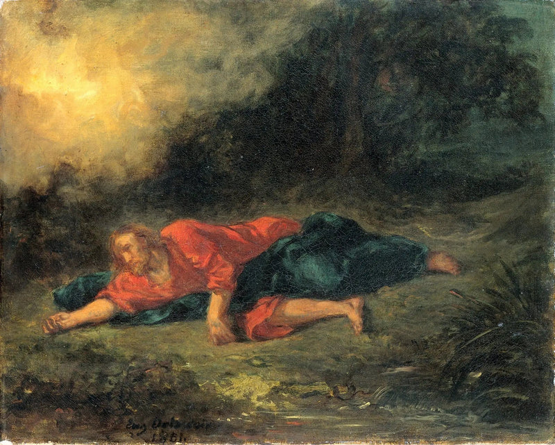 La agonía en el jardín - Eugène Delacroix