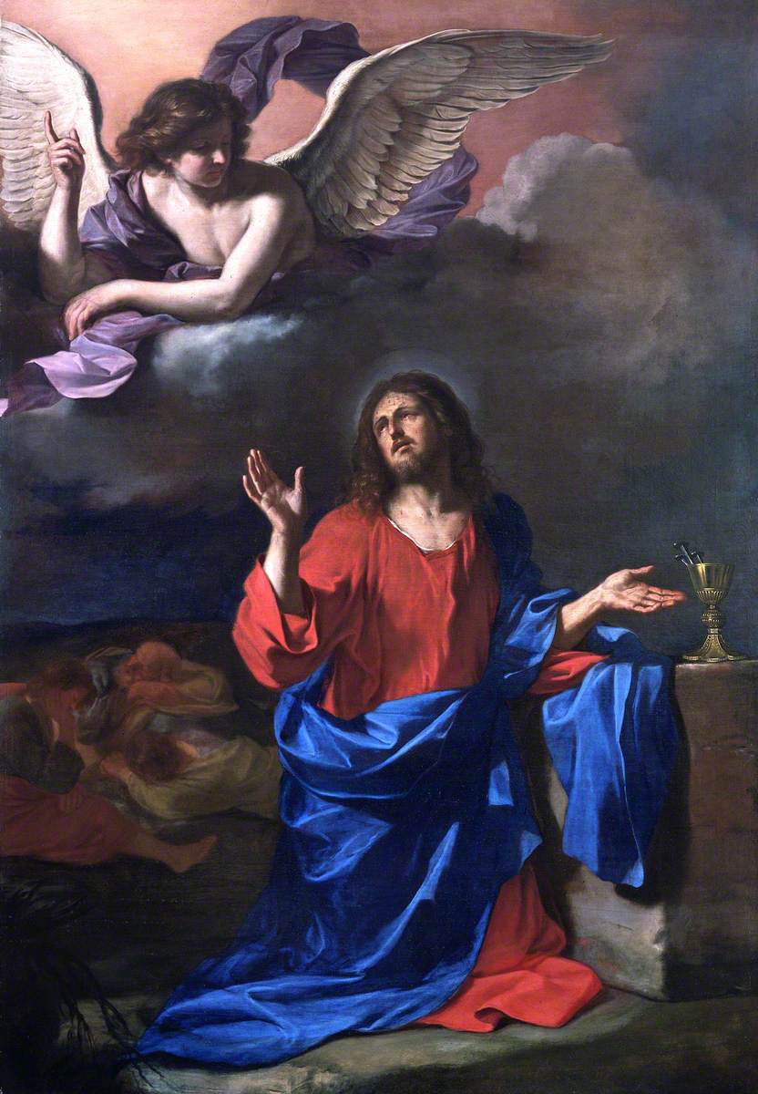 La agonía en el jardín - Guercino