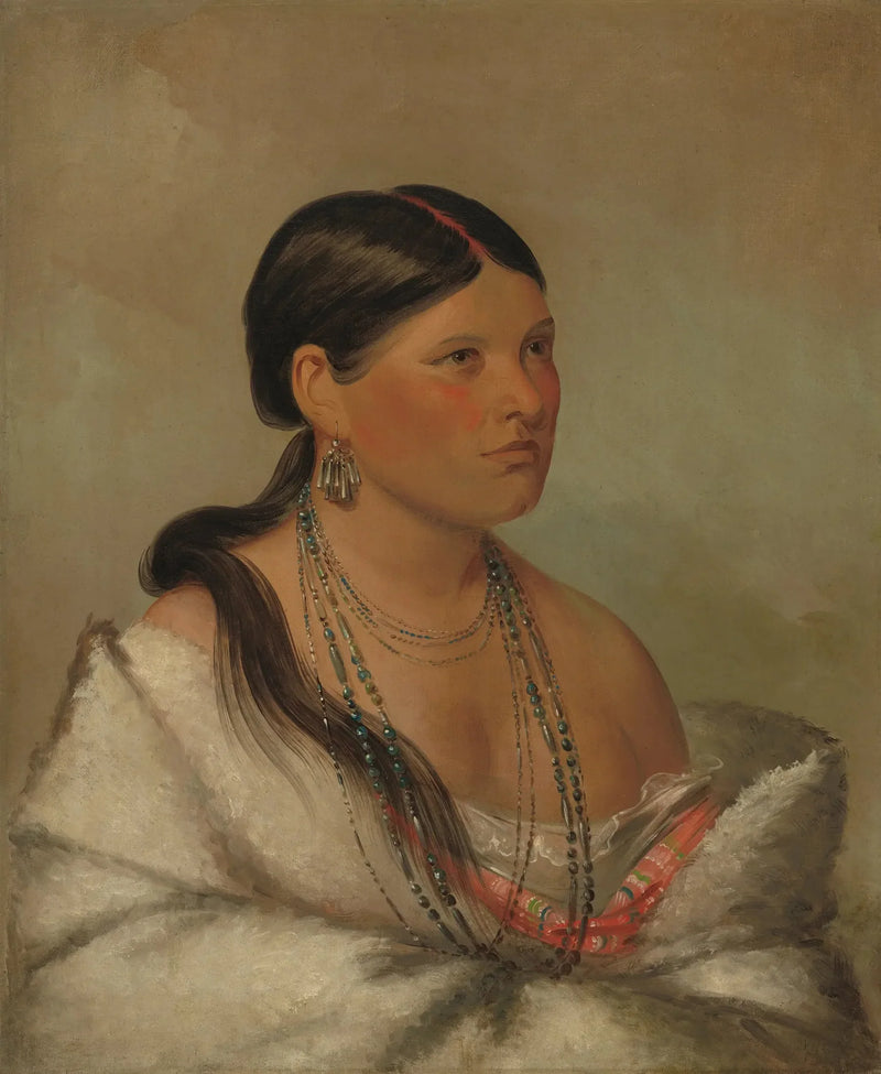 La águila hembra - Shawano - George Catlin
