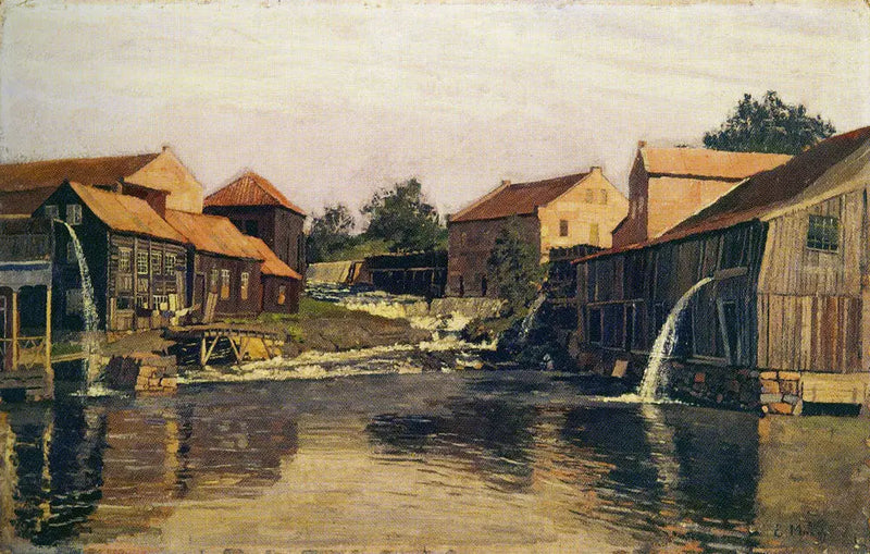 El Akerselva en Nedre Foss - Edvard Munch