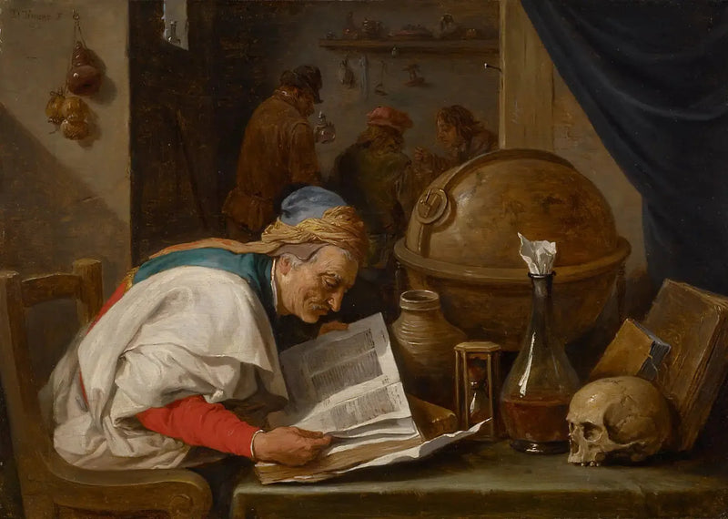 El alquimista - David Teniers el Joven