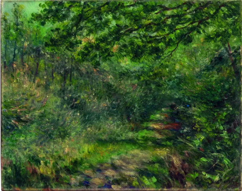 El sendero del bosque - Pierre-Auguste Renoir