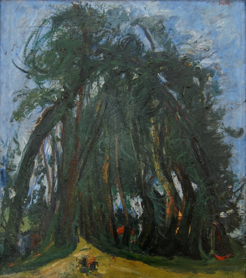 La avenida de árboles - Chaim Soutine
