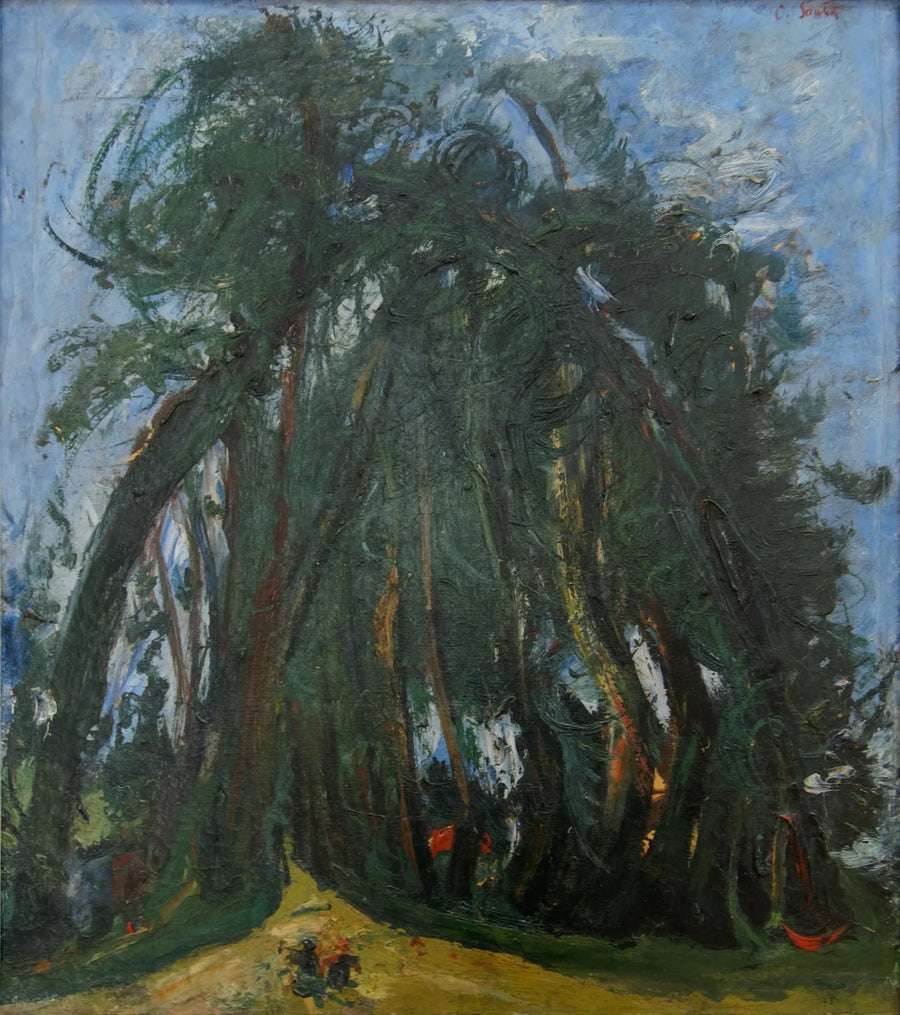 La avenida de árboles - Chaim Soutine