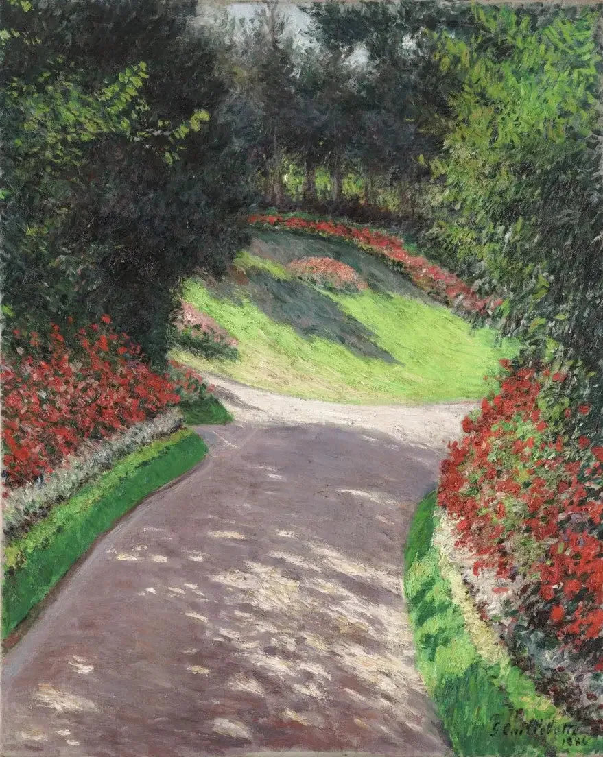 El Paseo del Jardín - Gustave Caillebotte