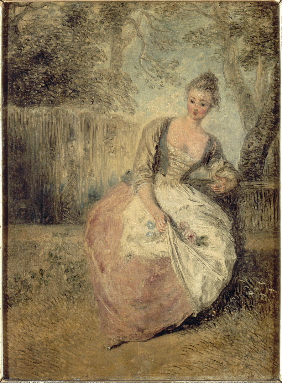 La amante inquieta - Antoine Watteau
