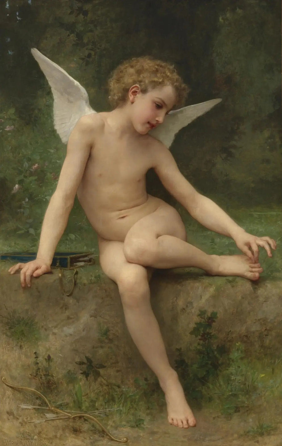 El amor en la espina - Bouguereau