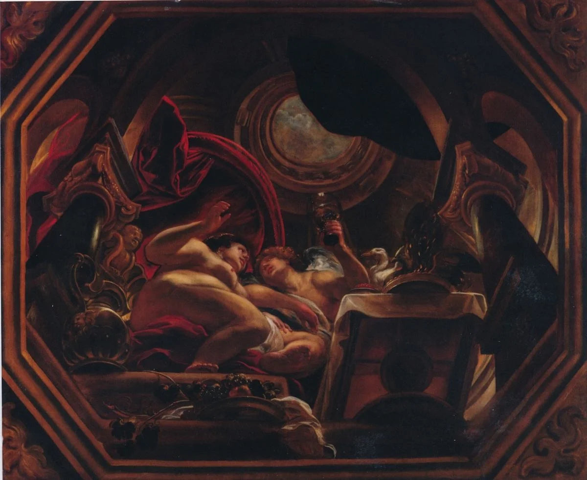L'amour de Psyché et Cupidon - Jacob Jordaens image 1 reproduction artisanale de tableau