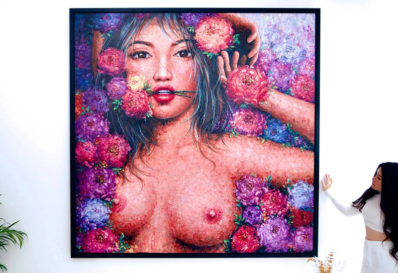 Amor en flor | 200 x 200 cm
