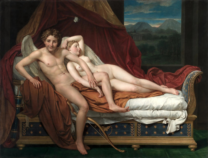 El Amor y Psique - Jacques-Louis David