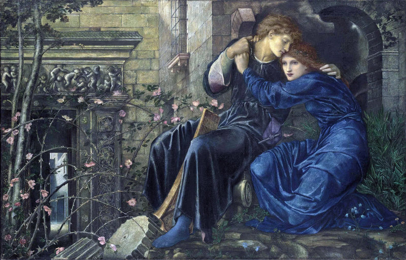 El amor entre las ruinas - Edward Burne-Jones