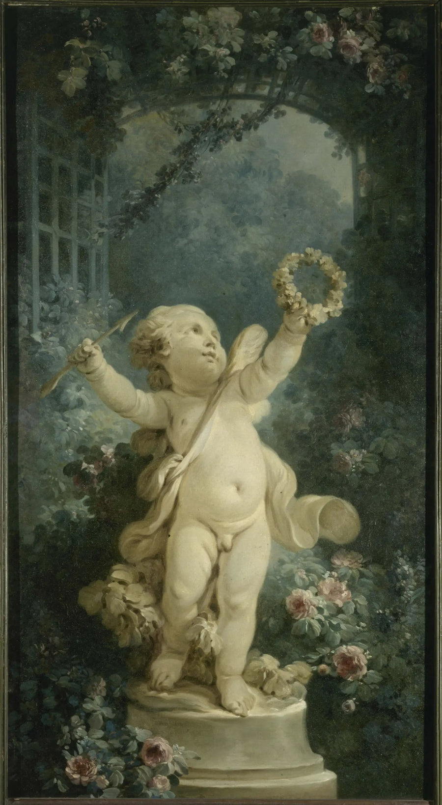 El amor triunfante - Jean-Honoré Fragonard