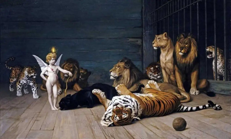 El Amor vencedor, Quienquiera que seas voz tu Maestro - Jean-Léon Gérôme