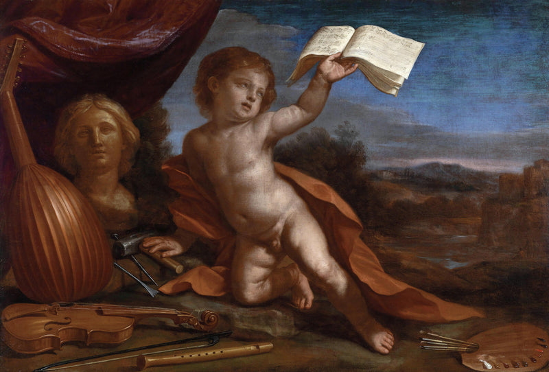 El amor virtuoso - Guercino