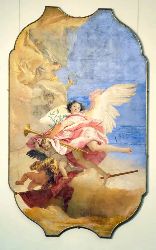 El ángel de la fama - Giovanni Battista Tiepolo