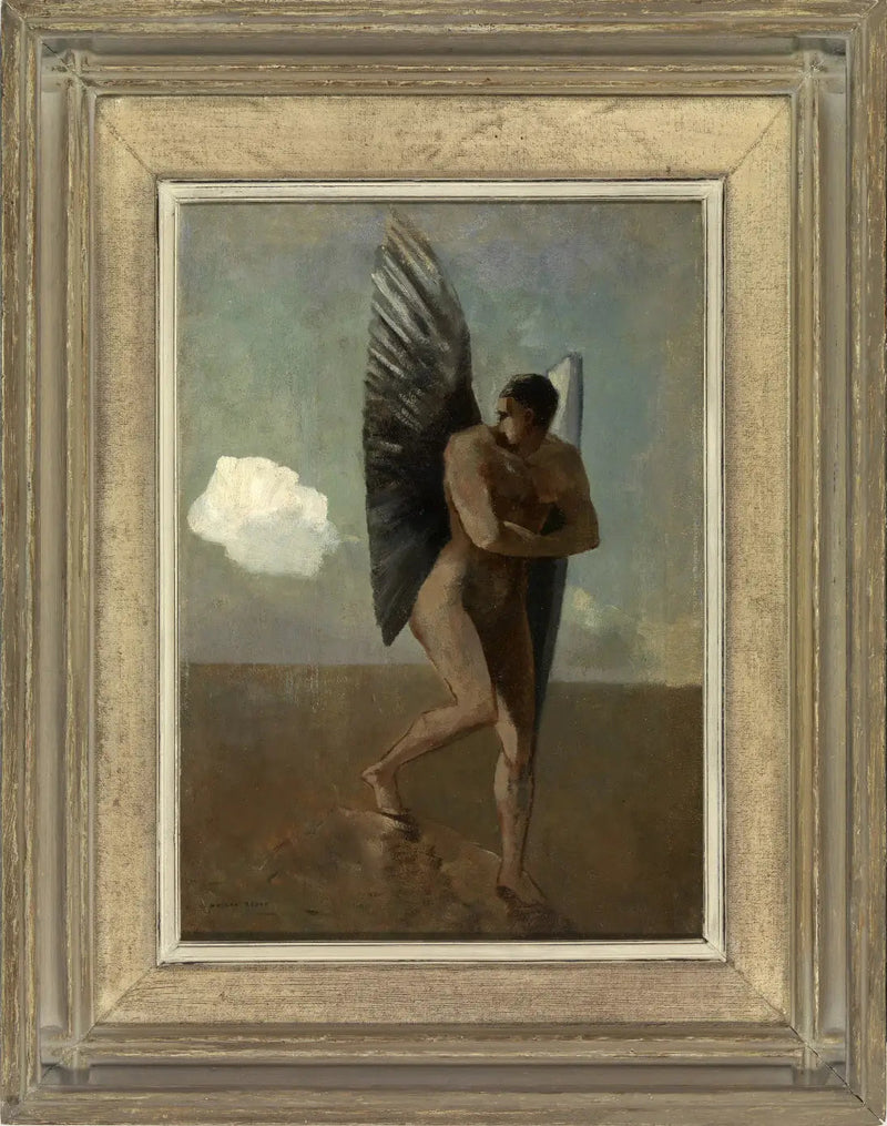 El ángel caído - Odilon Redon