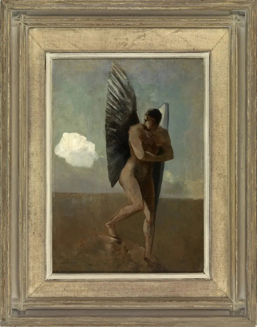 El ángel caído - Odilon Redon