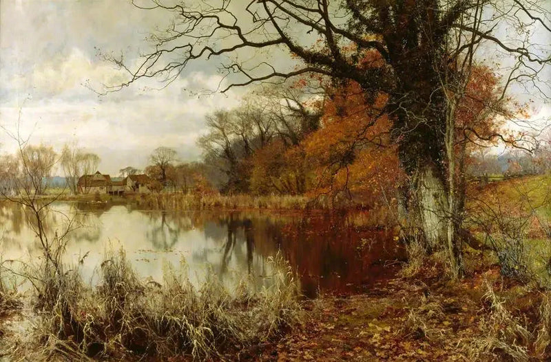 El año dulce se precipita hacia su fin. - Edward Wilkins Waite