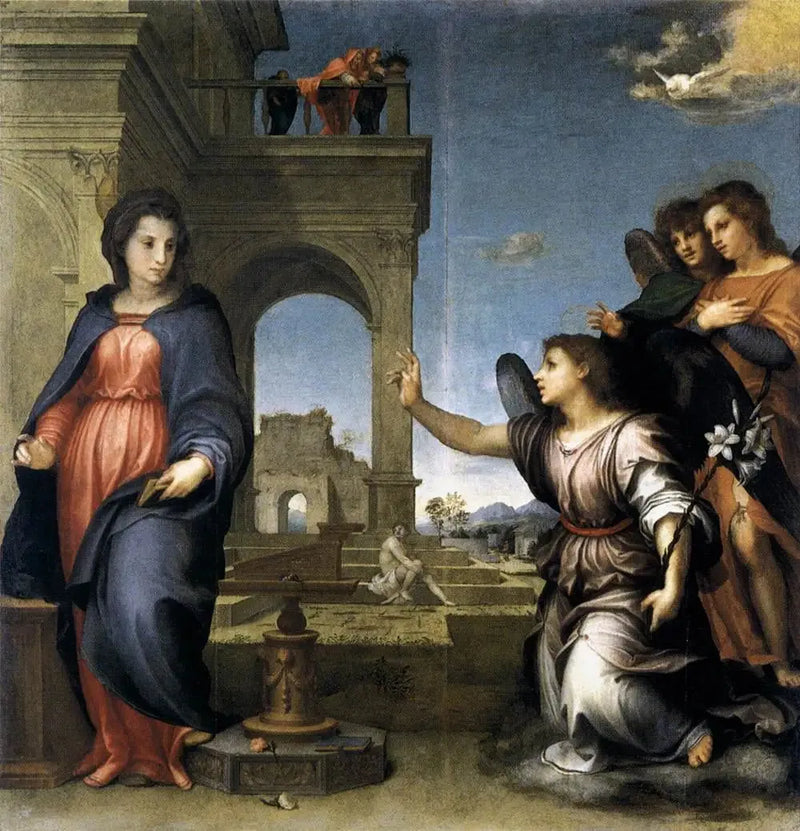 La Anunciación a María - Andrea del Sarto