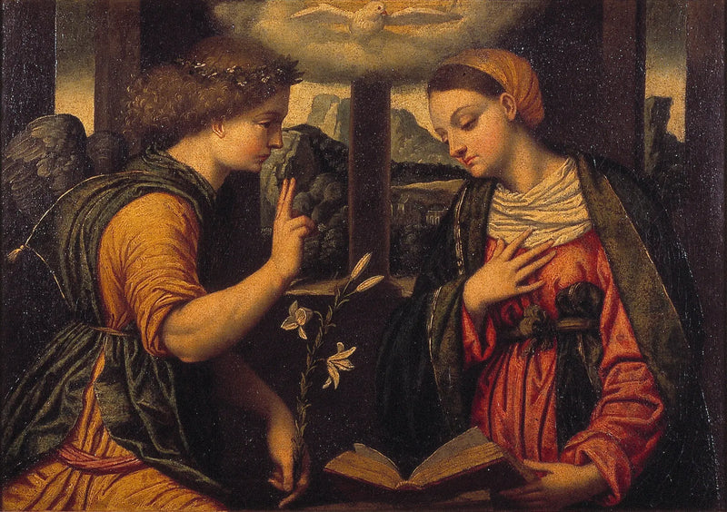 La Anunciación - Alessandro Bonvicino