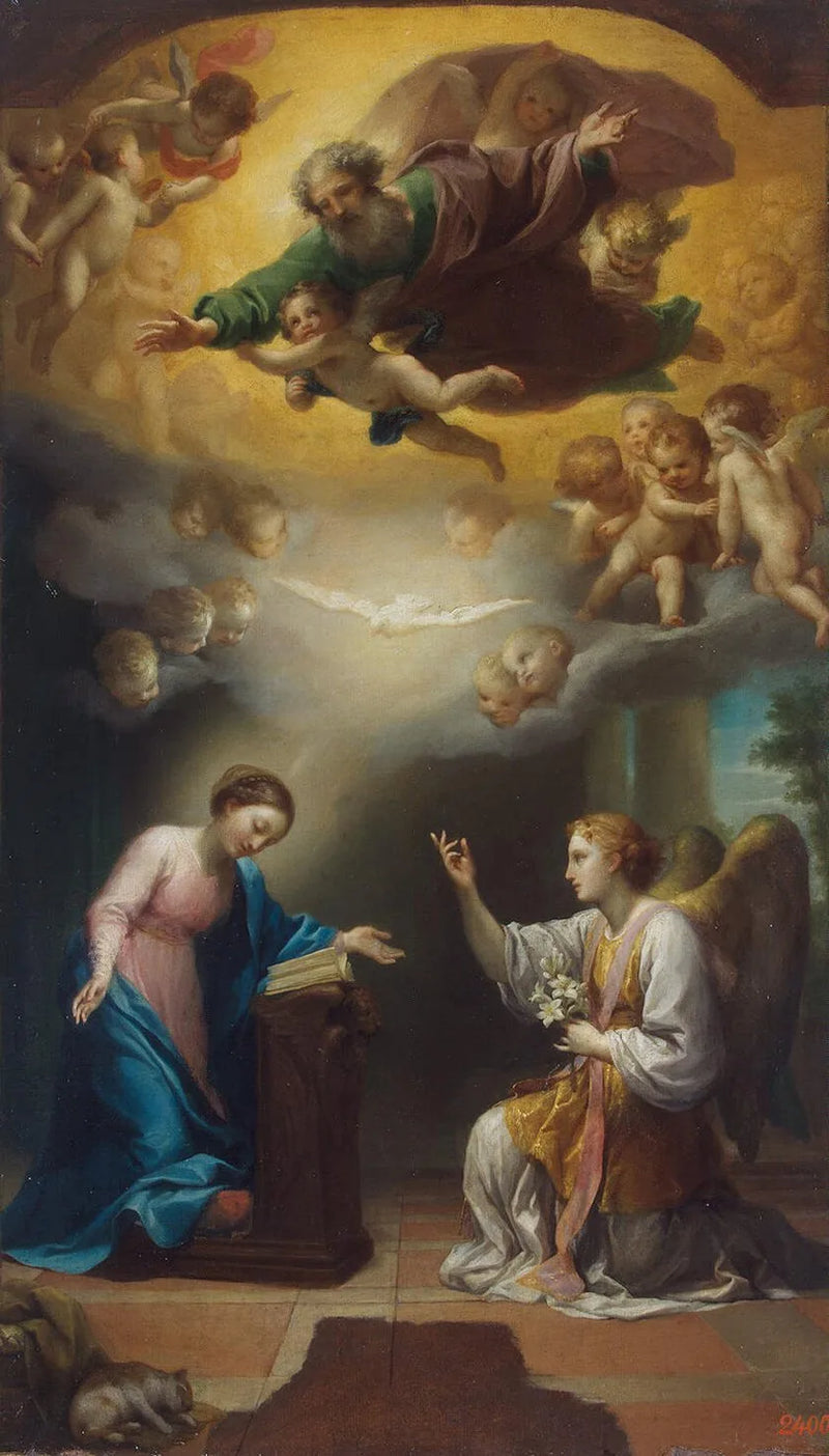 La Anunciación - Anton Raphael Mengs