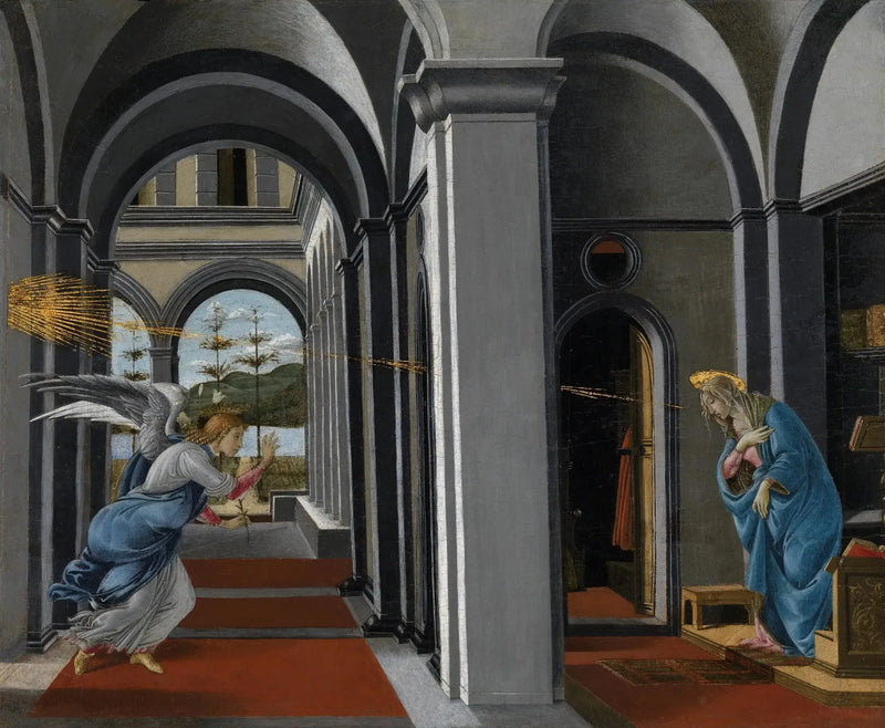 La Anunciación de la iglesia florentina de San Barnaba - Sandro Botticelli