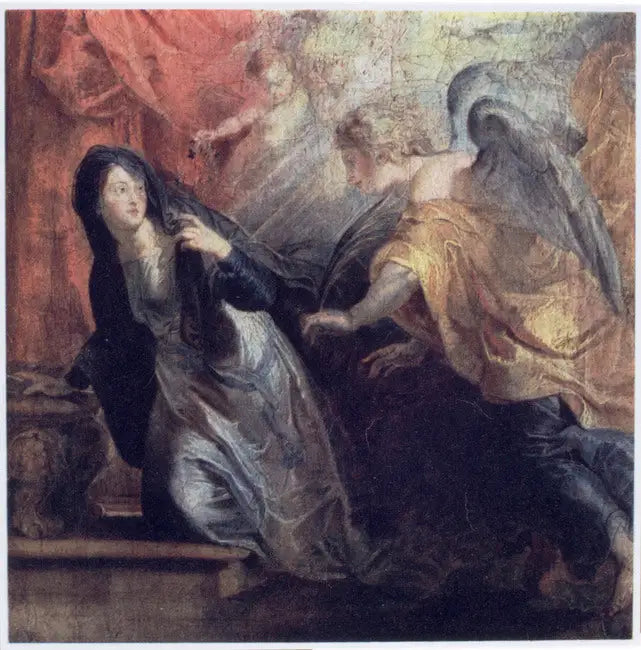 La anunciación de la Muerte de la Virgen - Peter Paul Rubens