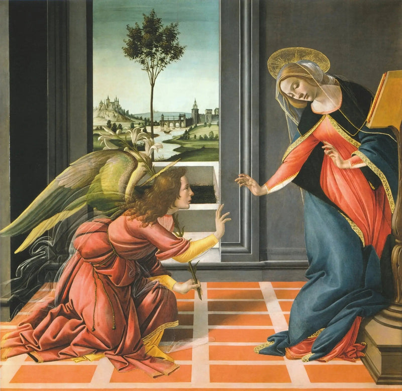 La Anunciación del Cestello - Sandro Botticelli