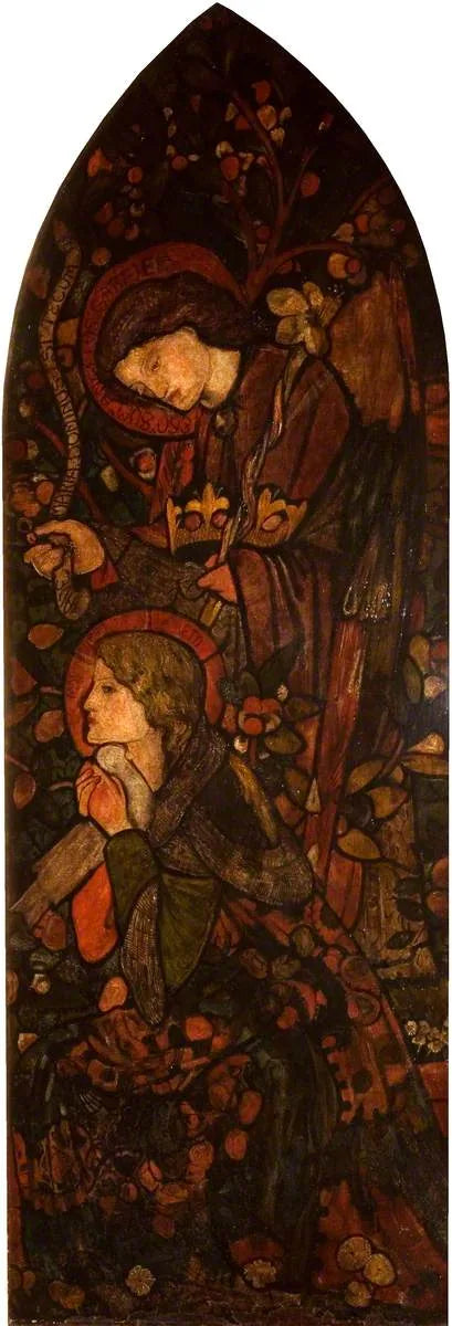 La Anunciación - Edward Burne-Jones