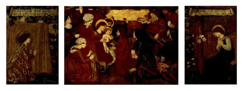La Anunciación y la Adoración de los Reyes Magos - Edward Burne-Jones
