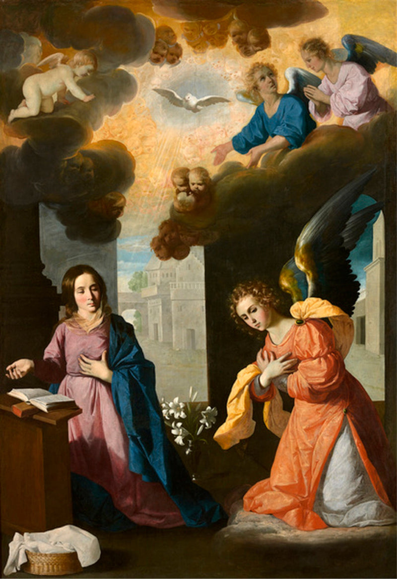 La Anunciación - Francisco de Zurbarán
